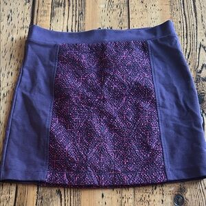 American Eagle Outfitters Purple and Pink Mini Skirt